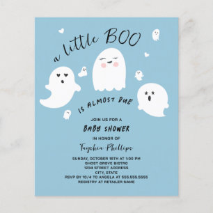 Papier Little Boo Budget Halloween Boy Baby shower