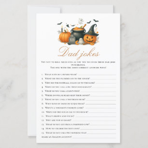 Papier Little Citrouille Baby shower Papa Jock Activité J