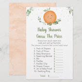 Papier Little Cutie Green Devine Le Prix Baby Game (Devant / Derrière)