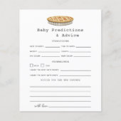 Papier Little Cutie Pie Baby Prédictions et conseils (Devant)