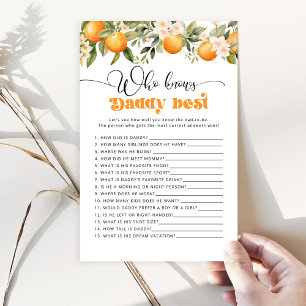Papier Little cutie Qui connaît papa meilleur jeu de baby