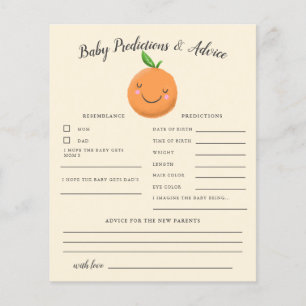 Papier Little Cutie Yellow Baby Predictions & Conseils Ca