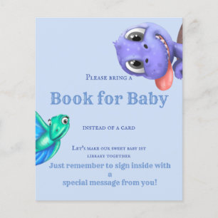 Papier Little Dino sur le chemin Livre bleu pour le Baby 