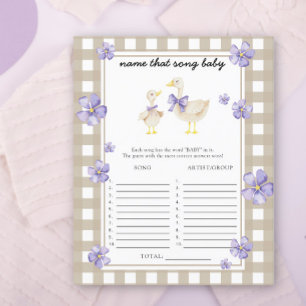 Papier Little goose - Nom que Baby Song