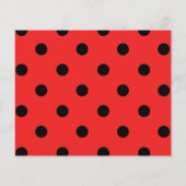 Papier Little Ladybug Baby shower Family Tradition Card (Dos)