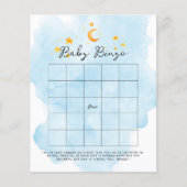 Papier Little Lion C'est un garçon Aquarelle Bleu Bingo b (Devant)