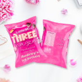 Papier Little Miss Threenager - Girl 3rd Chip Bag Wrapper