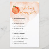 Papier Little Peach Summer Qui Connaît Mommy Meilleur Jeu (Devant)