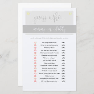 Papier Little Peanut Elephant Baby shower garçon jeu