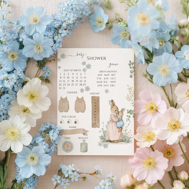 Papier Little Peter Rabbit et jeu de devinette de maman (Créateur téléchargé)