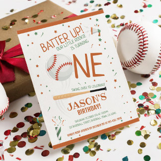 Papier Little Rookie Baseball Budget Brown 1er anniversai