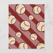 Papier Little Slugger Baseball Budget 1er anniversaire In (Dos)