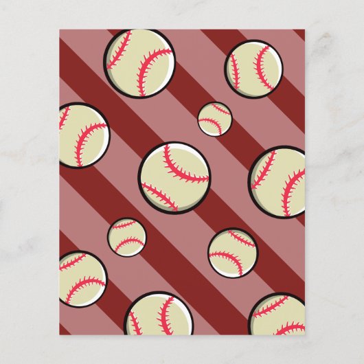 Papier Little Slugger Baseball Budget 1er anniversaire In (Dos)