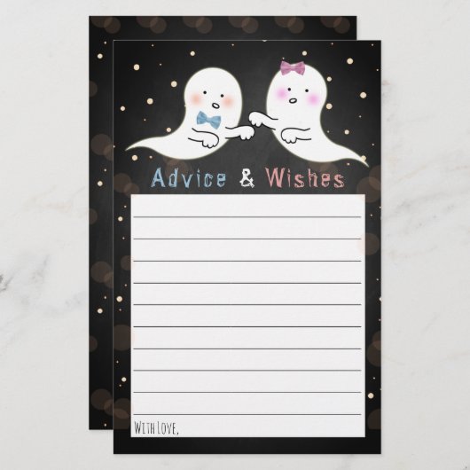 Papier Little Spirit Halloween Genre Reveillez Party Cons (Devant / Derrière)