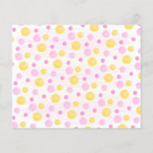 Papier Little Sunshine Budget 1er Anniversaire Invitation (Dos)