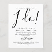 Papier Livestreaming Wedding Invite - Regardez-Nous Dire (Devant)