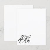 Papier Livre blanc Heron Vintage Design italien (Devant / Derrière)