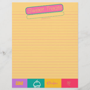 Papier Livre couleur Whimsical Sweet TreatRecipe