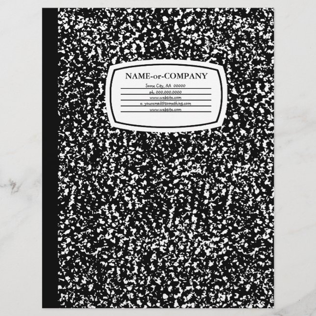 Papier livre de composition (Devant)