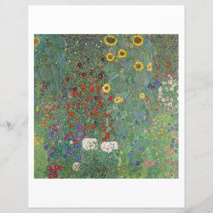 PAPIER LIVRE DE SCRAPBOT : GUSTAV KLIMT : FARM GARDEN