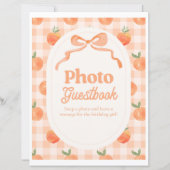 Papier Livre d'or photo de pêche 8x10 pouces Sign (Devant)