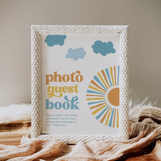 Papier Livre d'or photo de soleil Sign