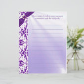 Papier Livre d'or violet (Debout devant)