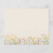 Papier Livre Thème Fleurs Conseils et Vœux Mariage Shower (Dos)