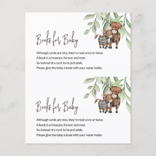 Papier Livres budgétaires pour Baby Cow Green Centre Coup