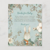 Papier Livres Bunny Budget Pour Boîtier Baby shower (Devant)
