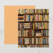 Papier Livres dans la bibliothèque (Devant / Derrière)