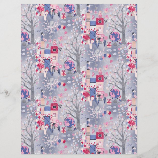 Papier Livres Fairytale enchantés Livre gris (Devant)