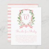 Papier Livres Floral Crest pour bébé (Devant / Derrière)