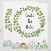 Papier Livres Safari pour Baby Poster (Devant / Derrière)
