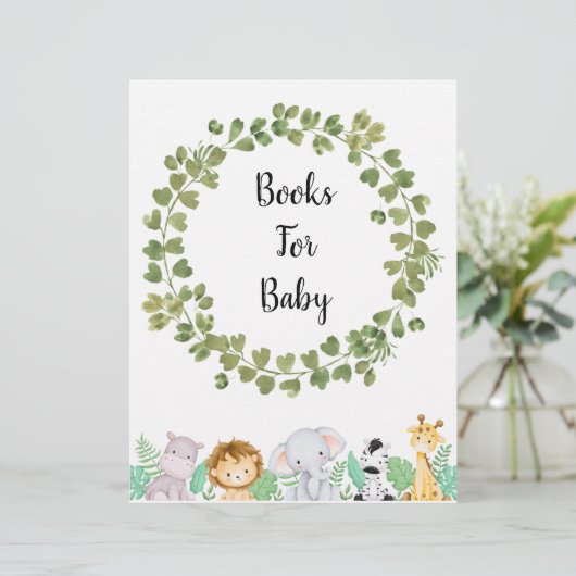Papier Livres Safari pour Baby Poster (Debout devant)