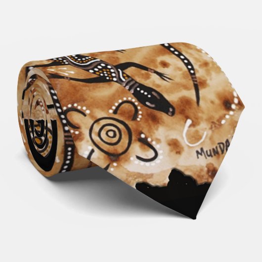 Papier Lizards Cravate autochtone (Roulé)