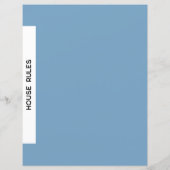 Papier Location de vacances Classeur de bienvenue - Sujet (Dos)