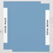 Papier Location de vacances Classeur de bienvenue - Sujet (Devant / Derrière)