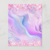 Papier Logo de l'entreprise de texte holographique qr cod (Dos)