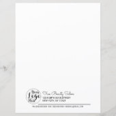 Papier Logo de script noir blanc de bordure Dépenses d'en (Dos)