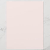 Papier Logo d'entreprise Moderne Minimal Simple Blush Ros (Dos)