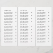 Papier Logo du restaurant Takeout | Marque de restauratio (Dos)