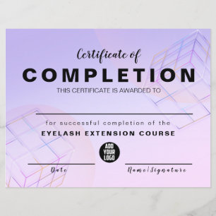 Papier Logo holographique moderne et élégant