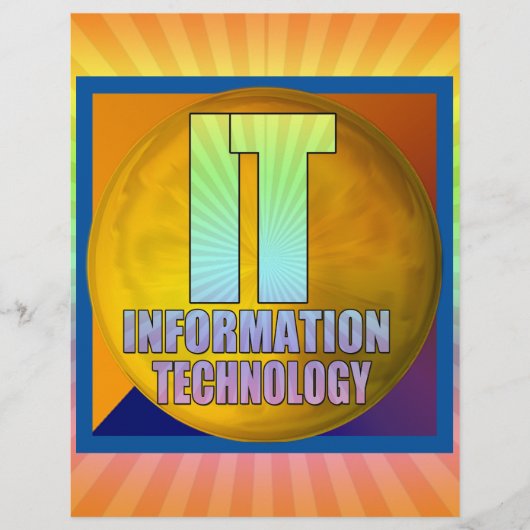 PAPIER LOGO INFORMATIQUE - TECHNOLOGIE DE L'INFORMATION (Devant)