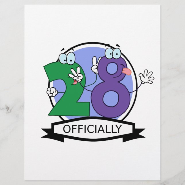 Papier Logo officiel 28 Anniversaire (Devant)