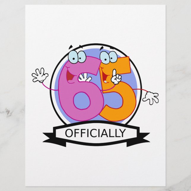 Papier Logo officiel de 65 ans (Devant)