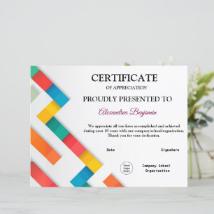 Papier Logo rouge or Apprécier la réussite