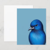 Papier L'oiseau bleu (Devant / Derrière)