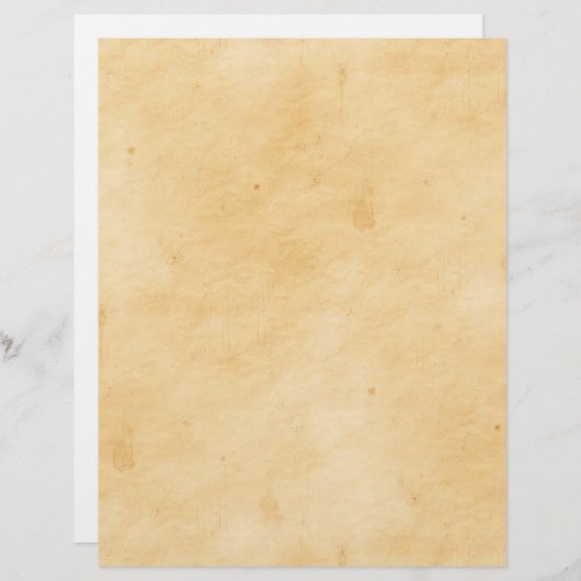 Papier Look Old Parchment Background (Devant / Derrière)