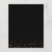 Papier L'Or Noir Brille À 50 Anniversaire D'Or (Dos)